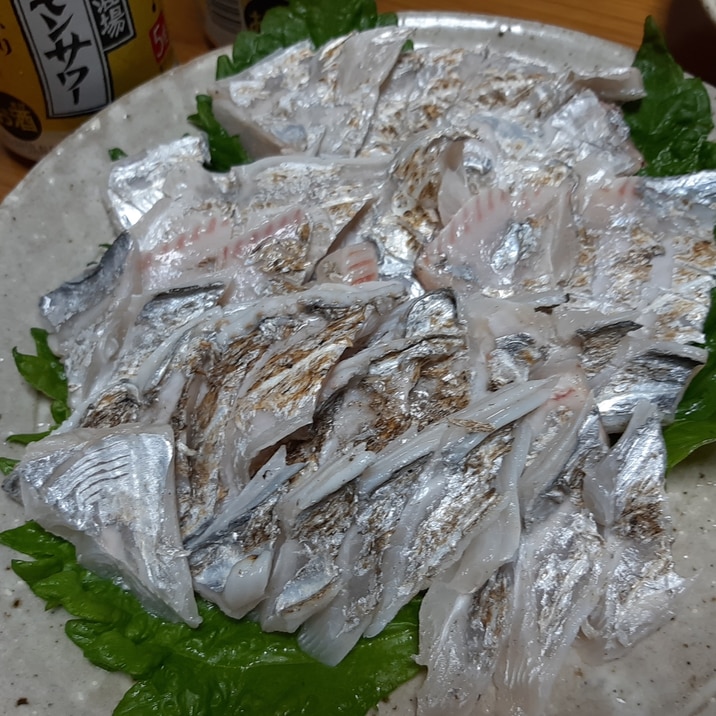 太刀魚の炙り 刺身